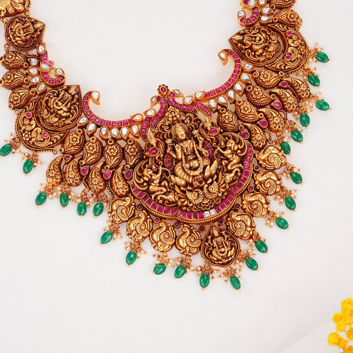 Divine Radiance 3D Spl Long Necklace Set