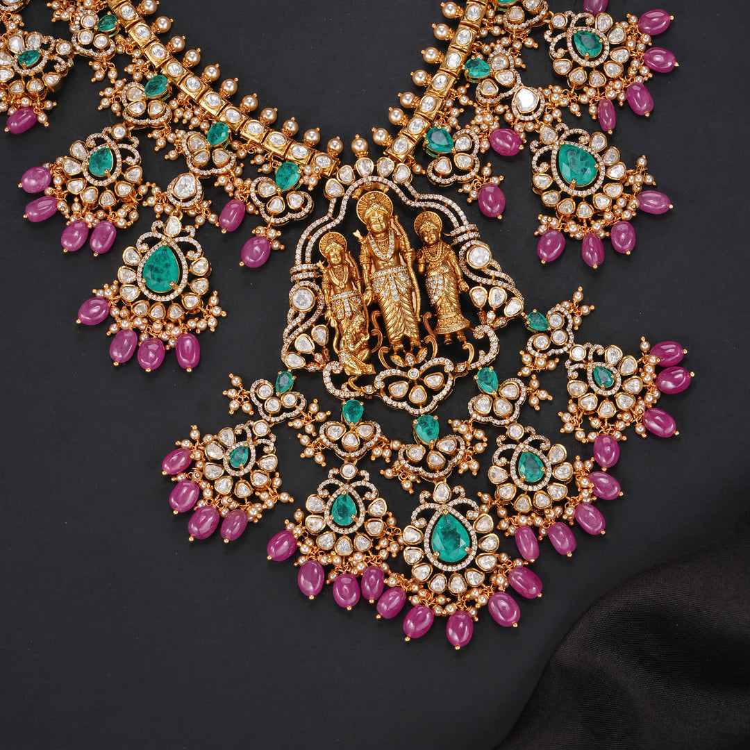Celestial Grace Victorian Long Necklace Set