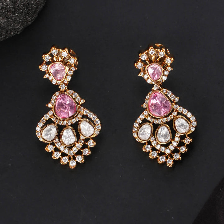 Blush Pink Victorian Short Necklace Set