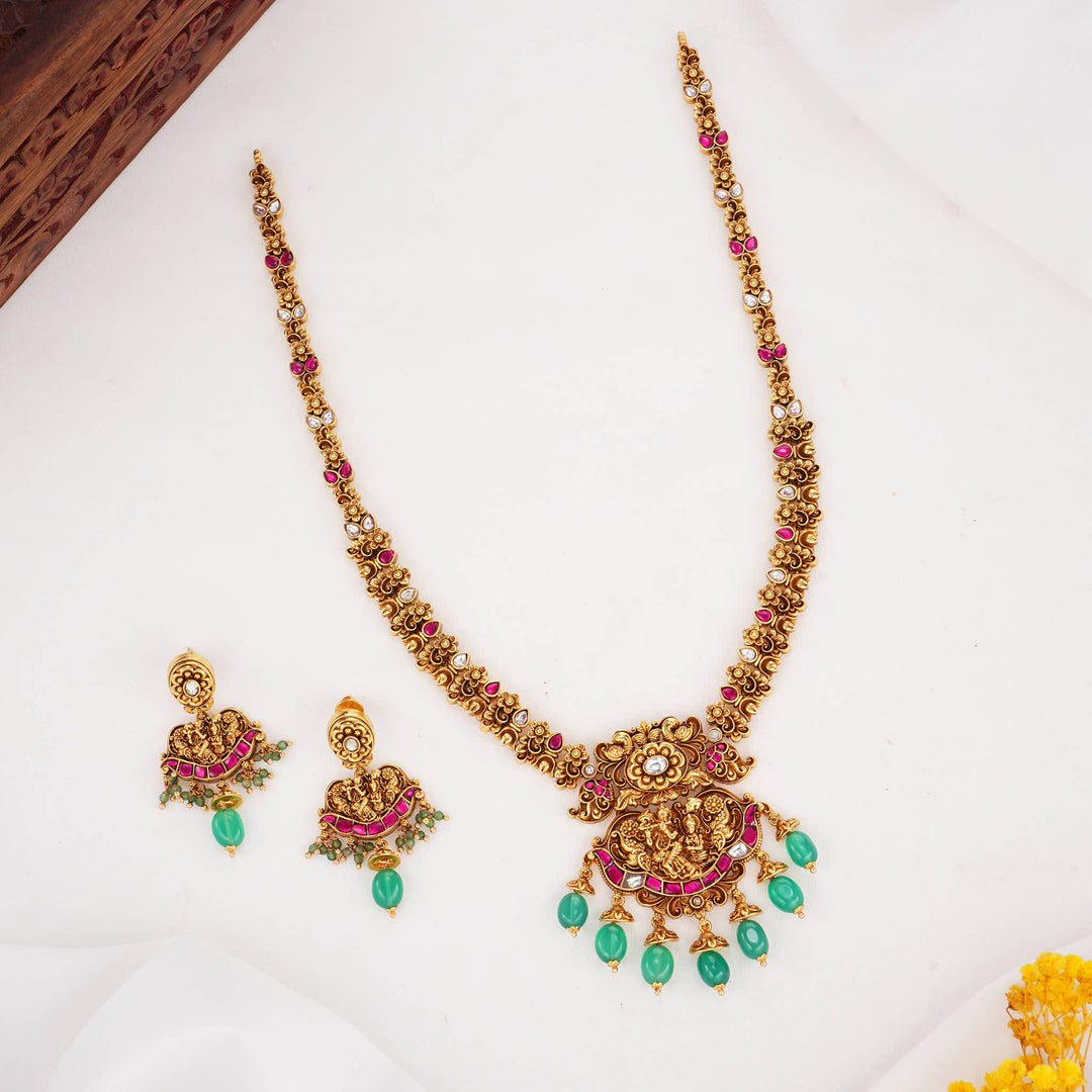 Royal Look 3D Spl Long Necklace Set