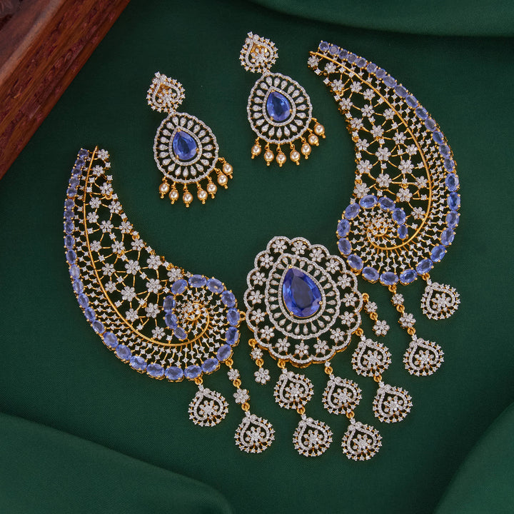 Mystic Purple Short Necklace Set