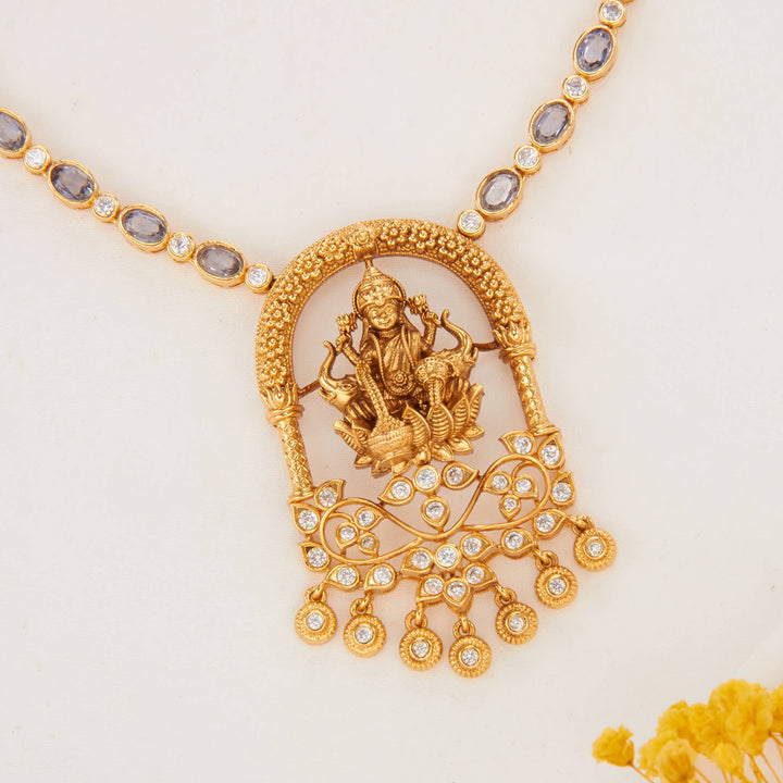 Unique Nakshi Short Necklace Set