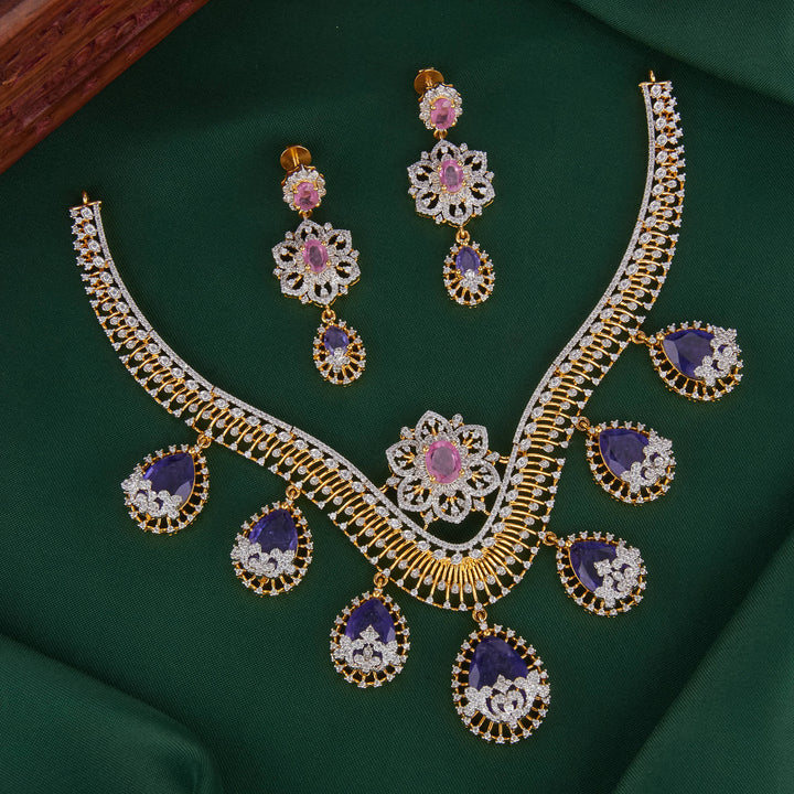 Prismatic Beauty Avikam Short Necklace Set