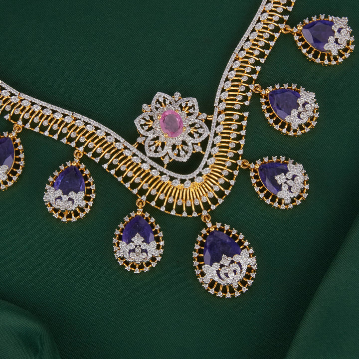 Prismatic Beauty Avikam Short Necklace Set