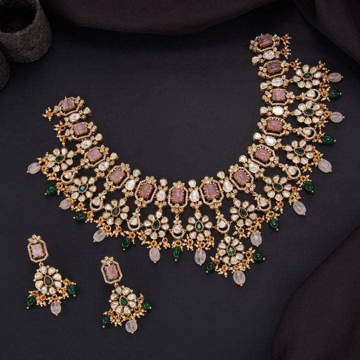 Royal Aura Victorian Short Necklace Set