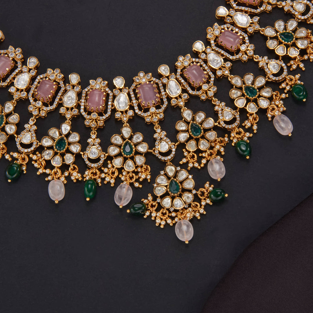 Royal Aura Victorian Short Necklace Set