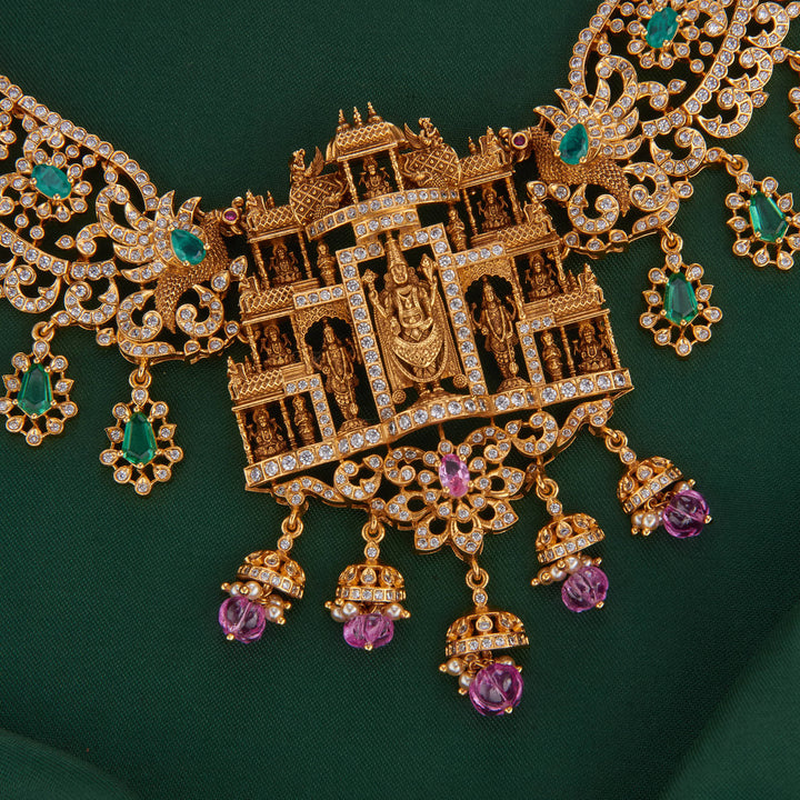 Sacredly inspired Avikam Short Necklace