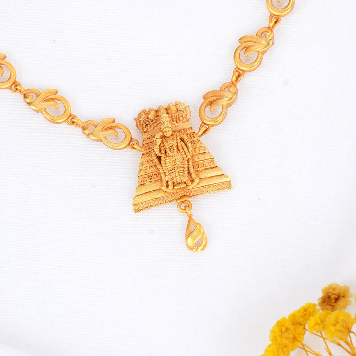 Meenakshi Amman Traditional 3D Spl Necklace