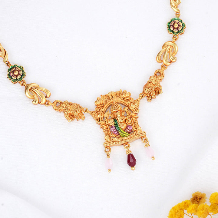 Vinayagar 3D Spl Necklace