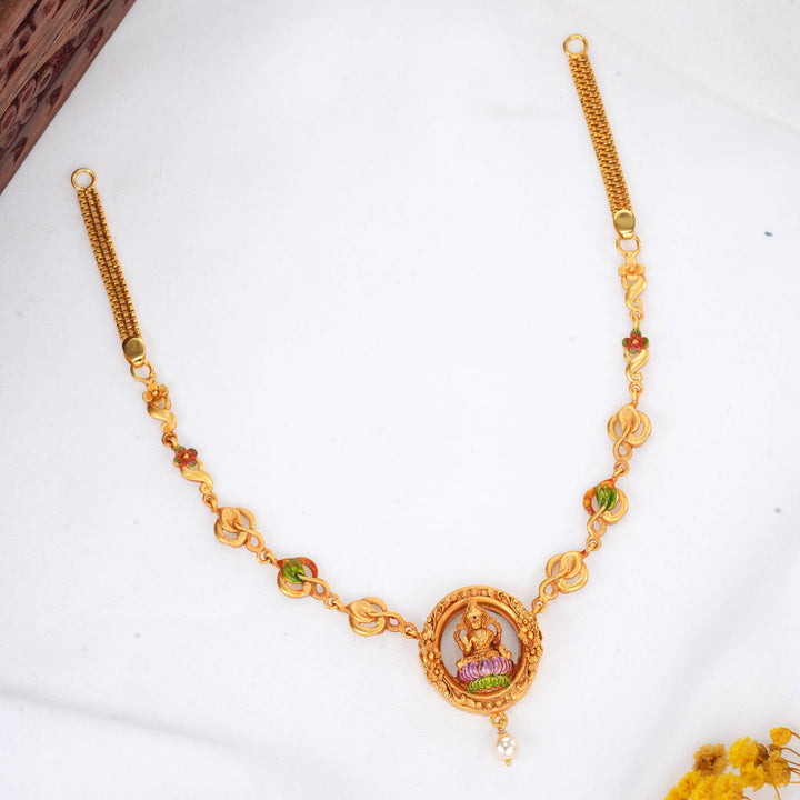 Vibrant Lakshmi  3D Spl Necklace