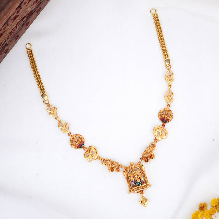 Traditional Vinayagar  3D Spl Necklace