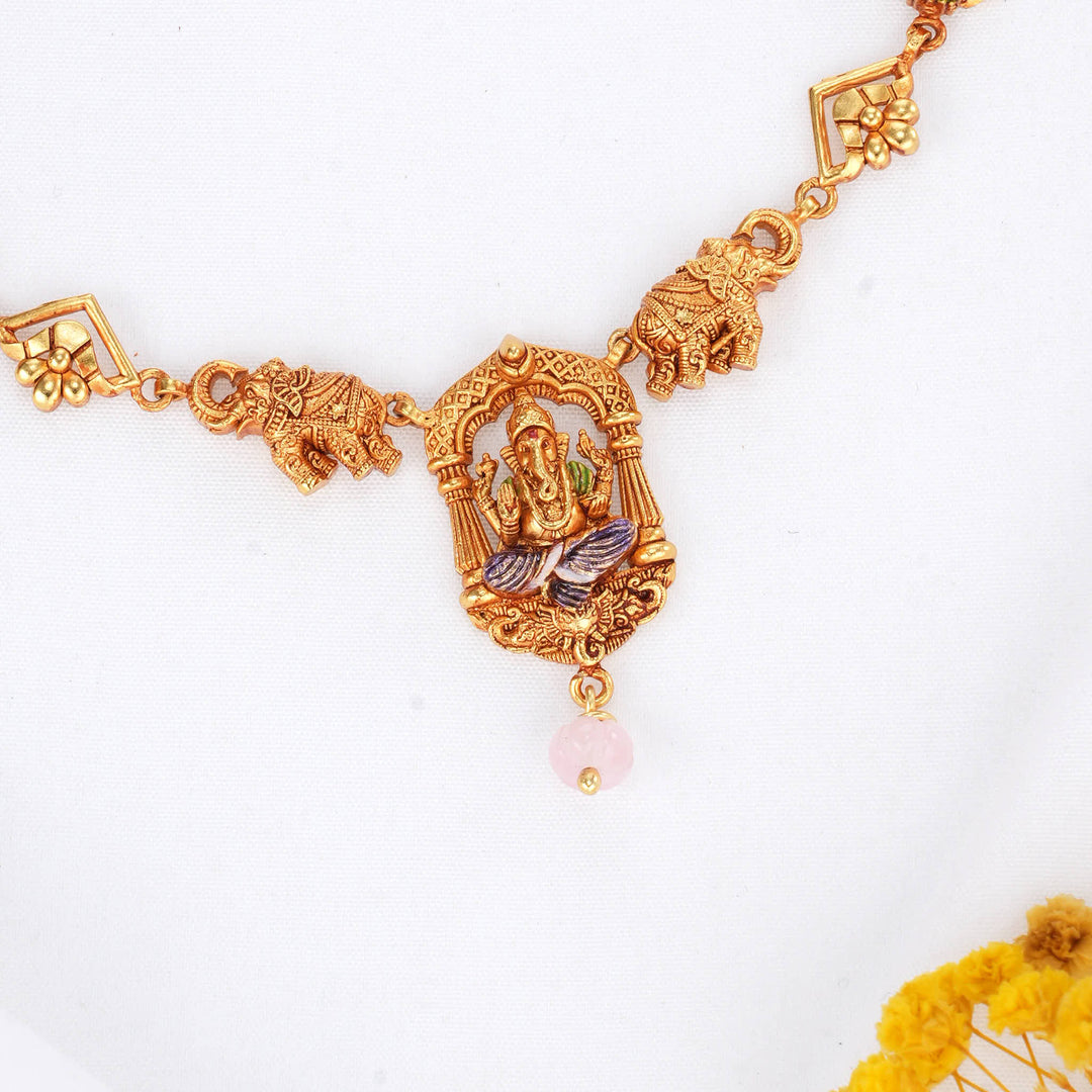 Rithanya 3D Spl Short Necklace