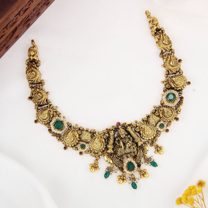 Sacred Glow Naga Short Necklace