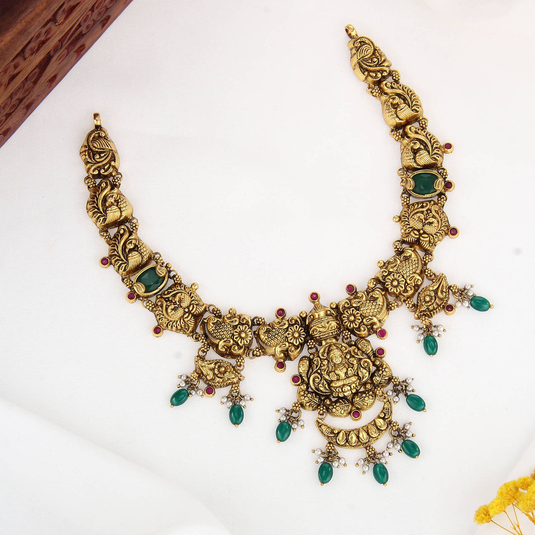 Timeless Ornate Nagas Short Necklace