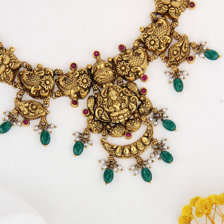 Timeless Ornate Nagas Short Necklace