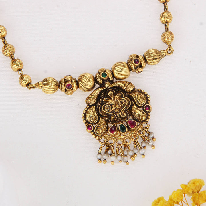 Opulent Charm Nagas Mini Short Necklace