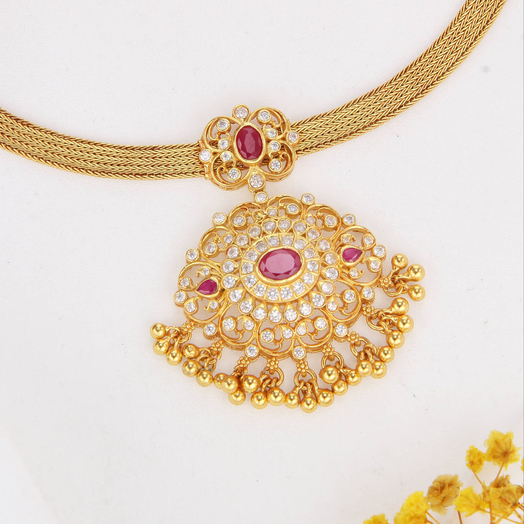 Lavish Elegance Attigai Necklace