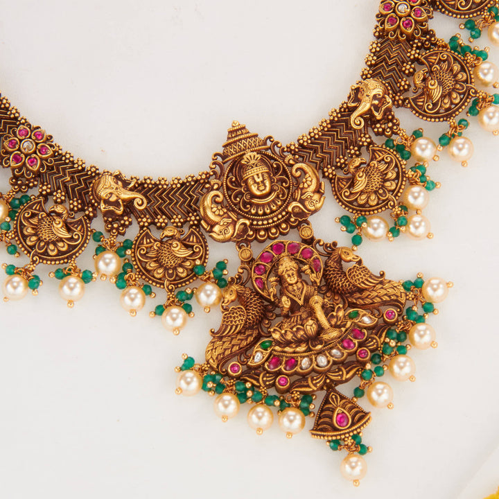 Gloriously Vibrant 3D SPL Short Necklace Set