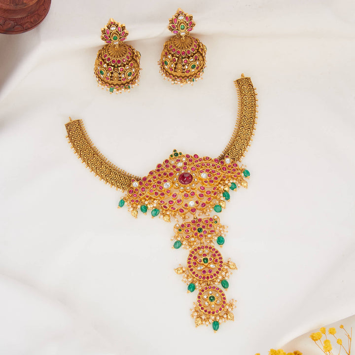 Most Unique 3D SPL Short Necklace Set