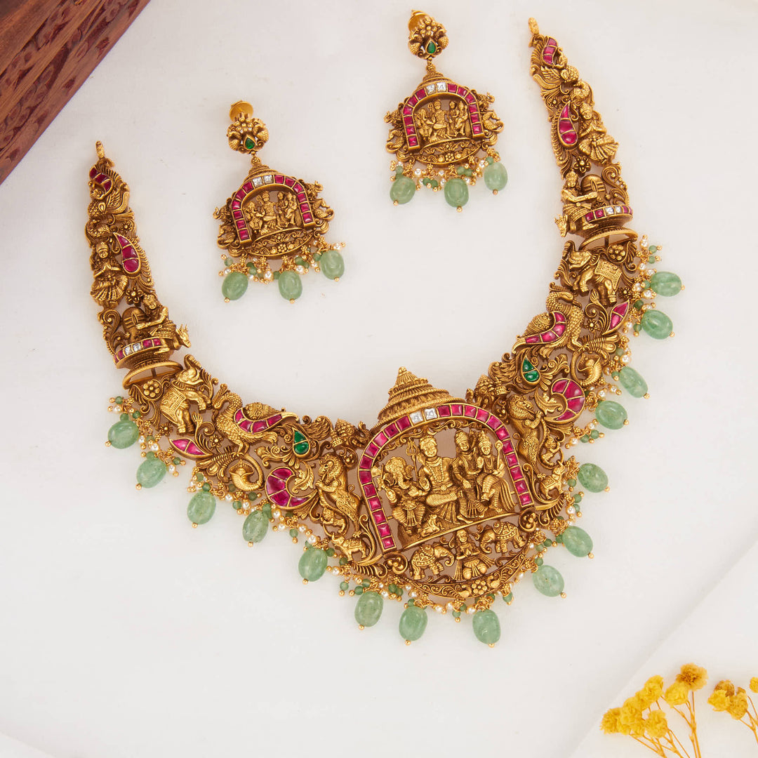 Eternal Blessings 3D SPL Short Necklace Set