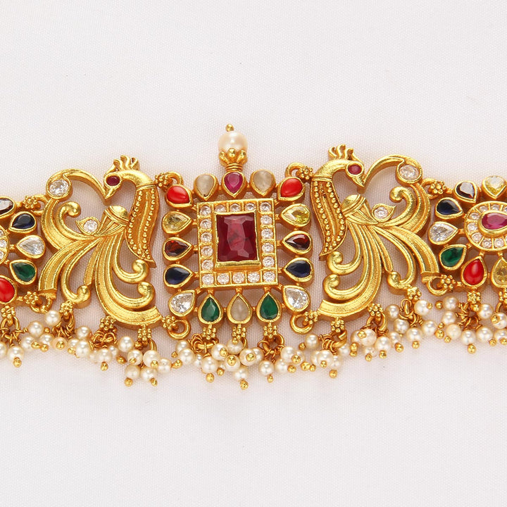 Navarathna Pavon Choker