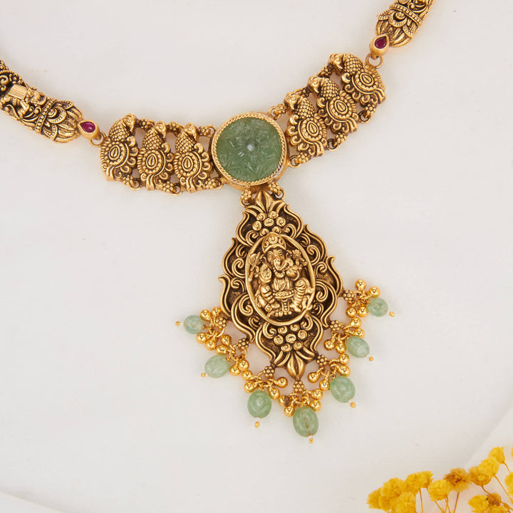 Peerless Sage 3D SPL Short Necklace