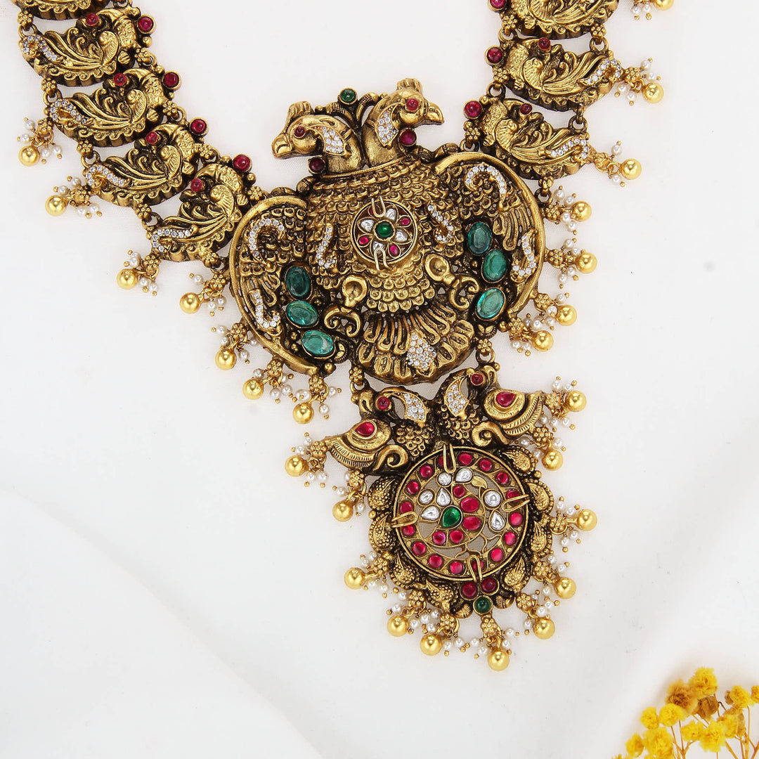 Crafted Opulence Nagas Long Necklace