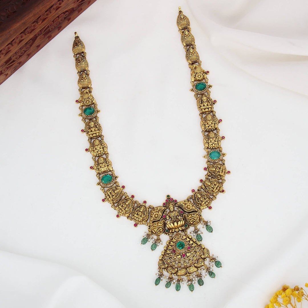 Aazhini Nagas Long Necklace