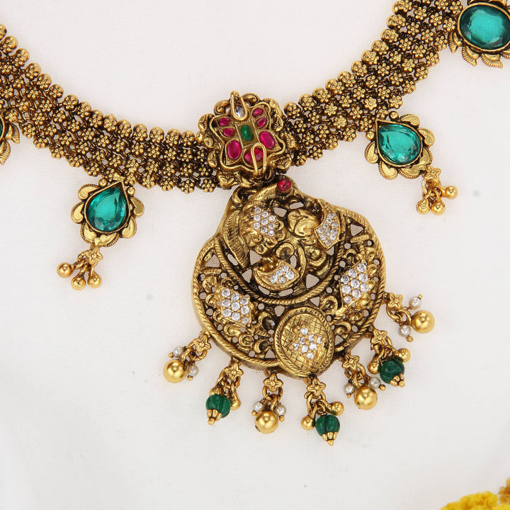 Aazhini Nagas Short Necklace