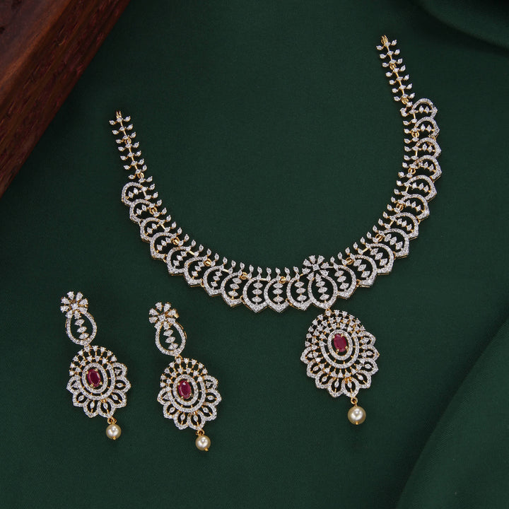 Luminous Treasure Avikam Short Necklace Set
