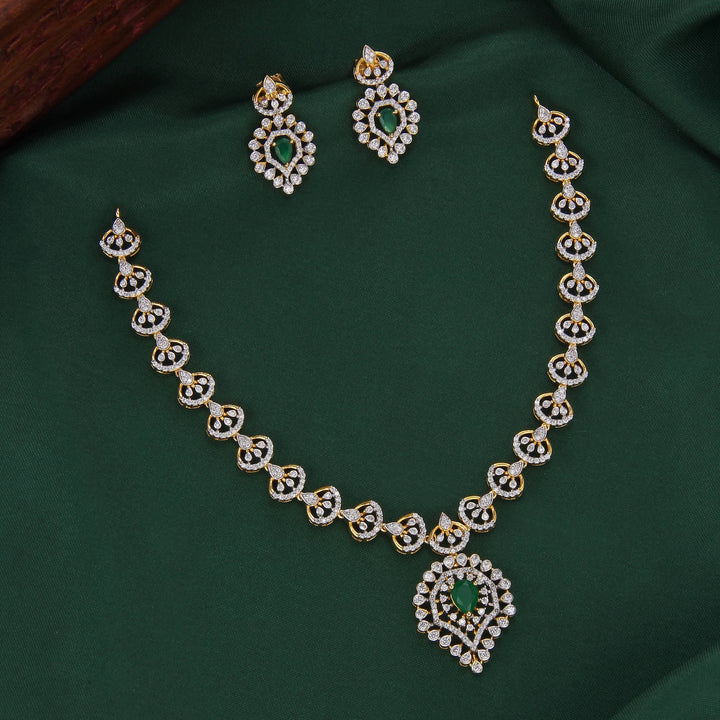 Crafted Vibrancy Avikam Short Necklace Set