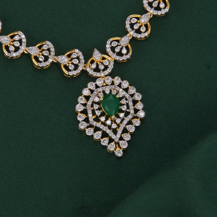 Crafted Vibrancy Avikam Short Necklace Set