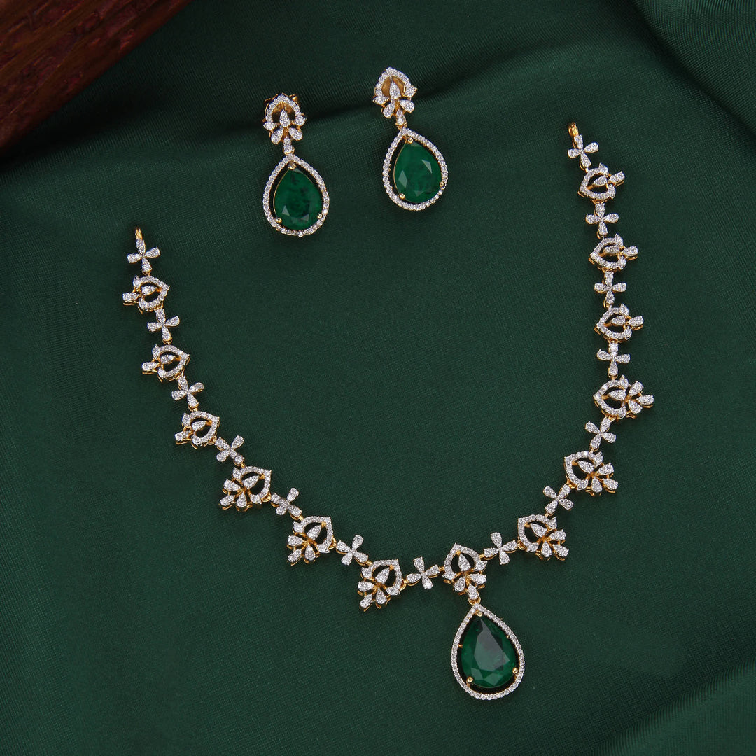 Resplendent Muse Avikam Short Necklace Set