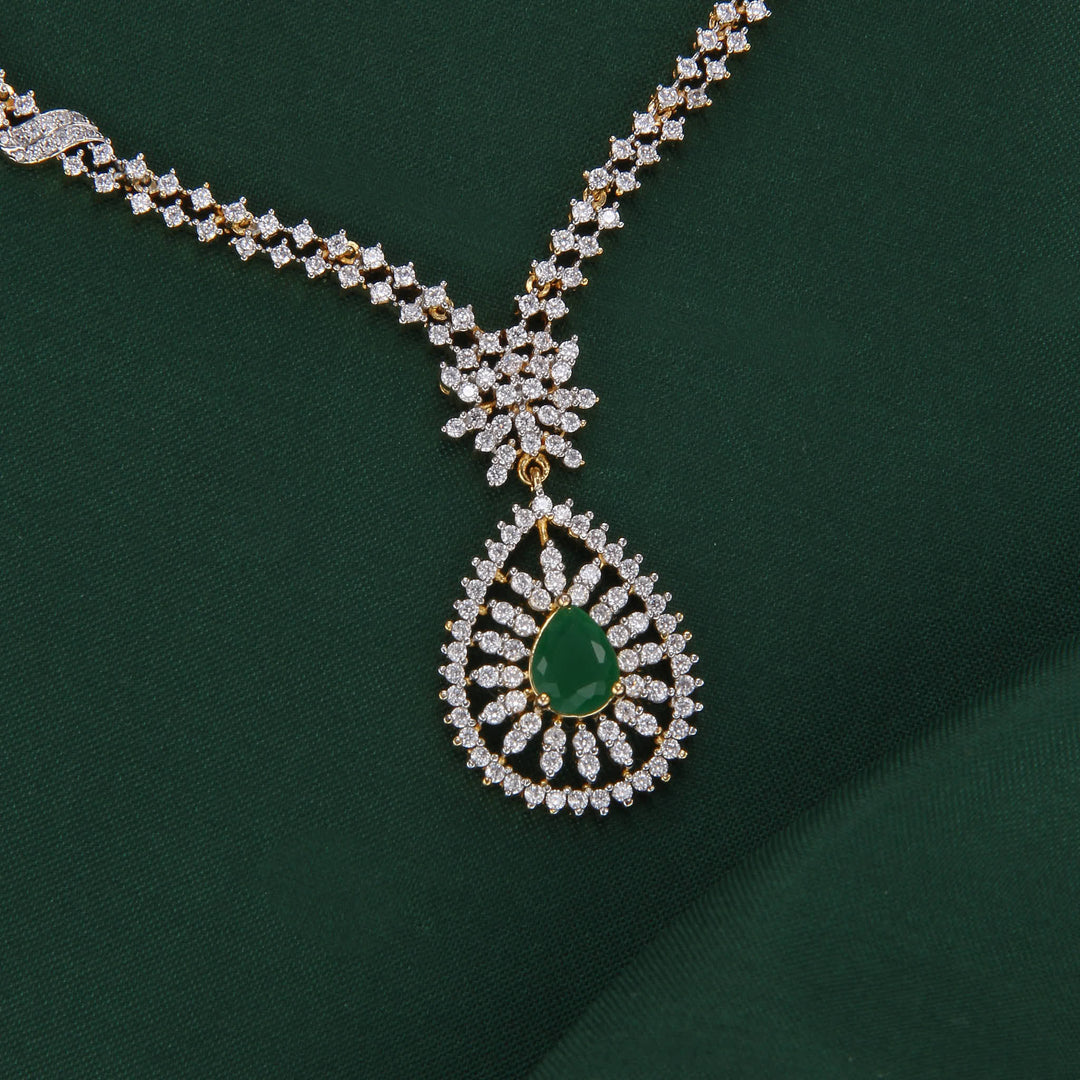 Vividly Brilliant Avikam Short Necklace Set