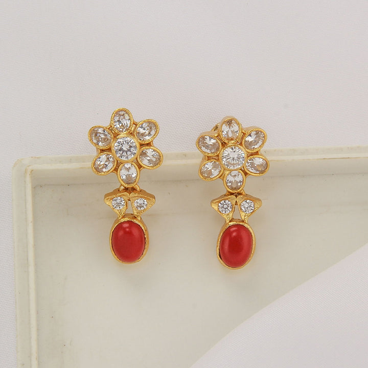 Coral Short Necklace Set