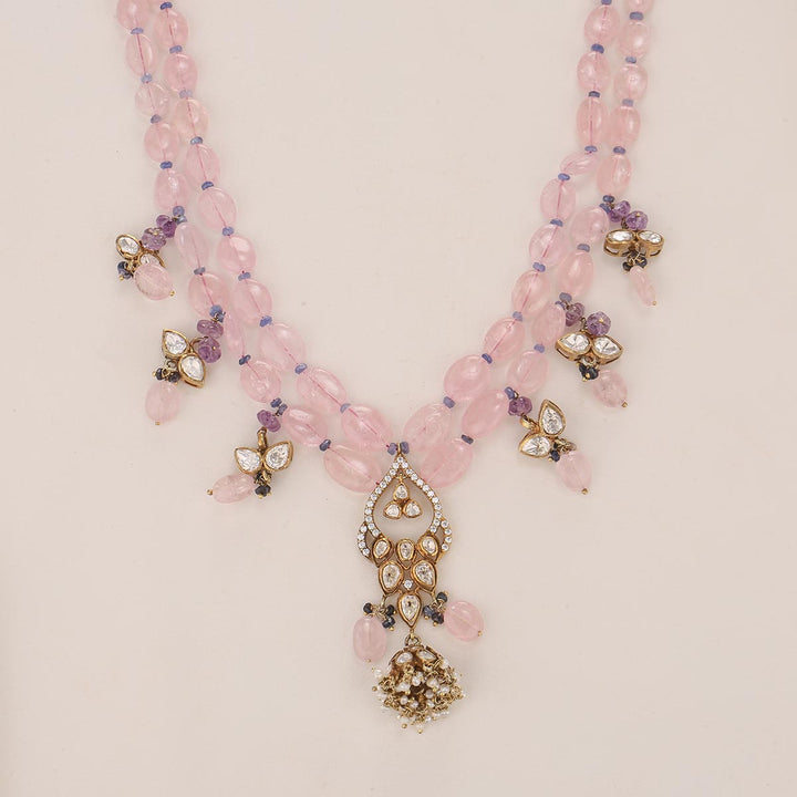 Adhanika Bead Long Necklace