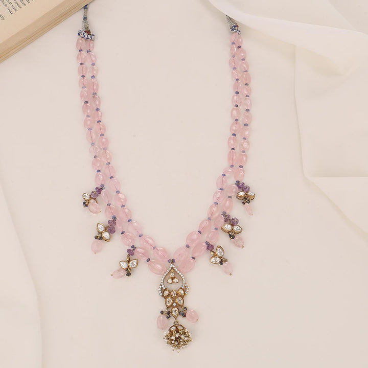 Adhanika Bead Long Necklace