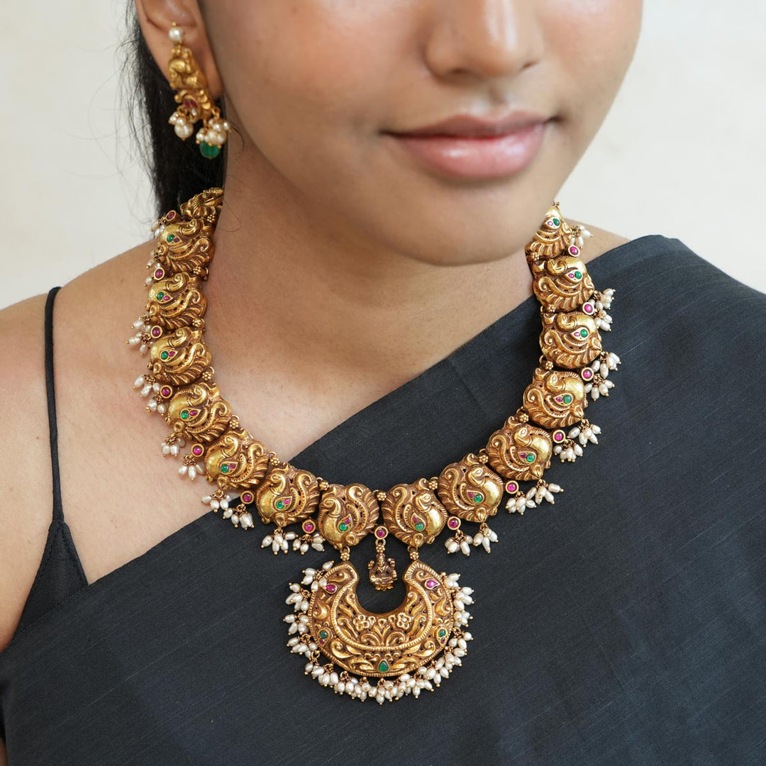 Varshini Deep Nagas Necklace