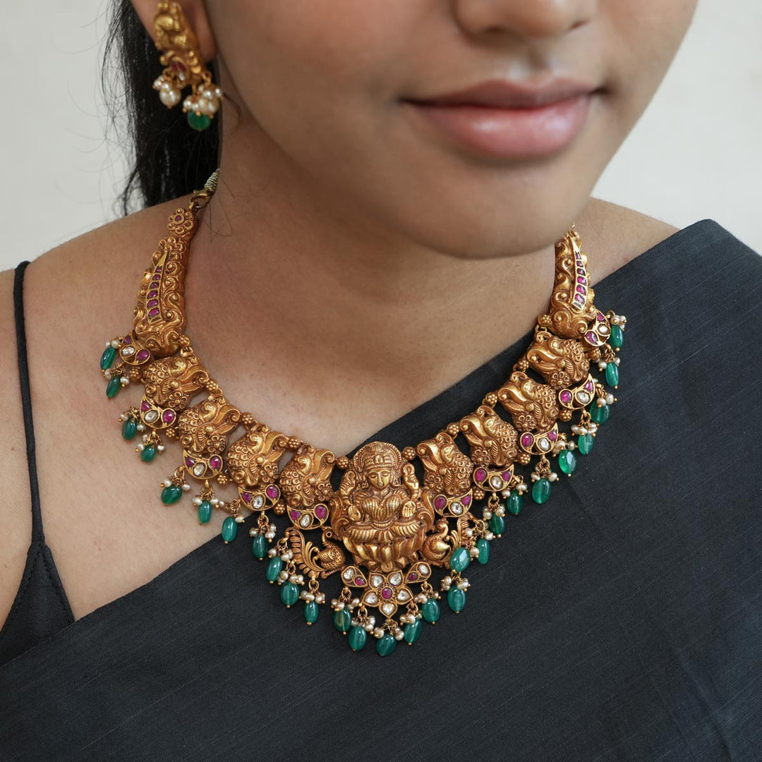 Indhira Deep Nagas Necklace