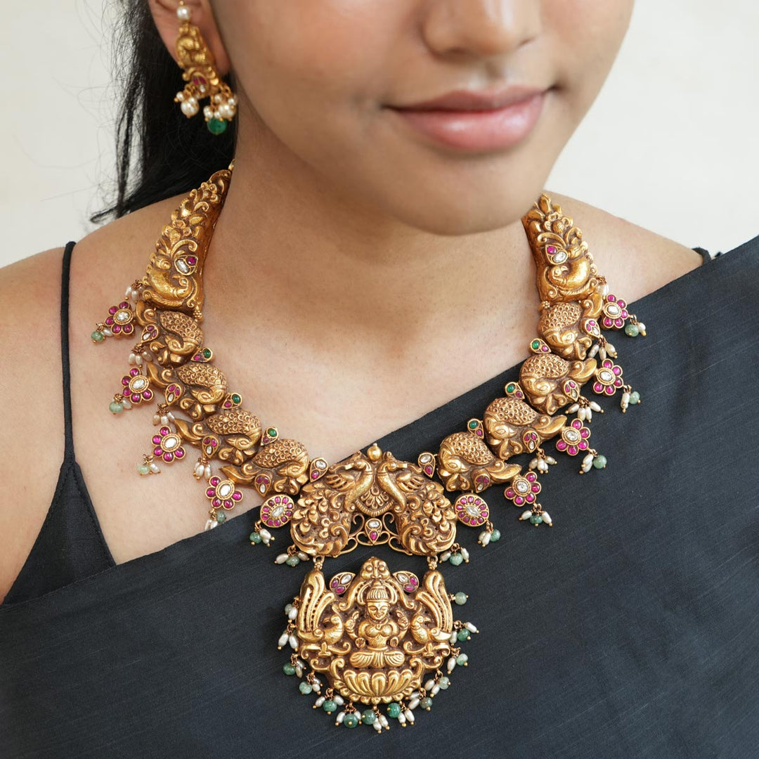 Mithra Deep Nagas Necklace