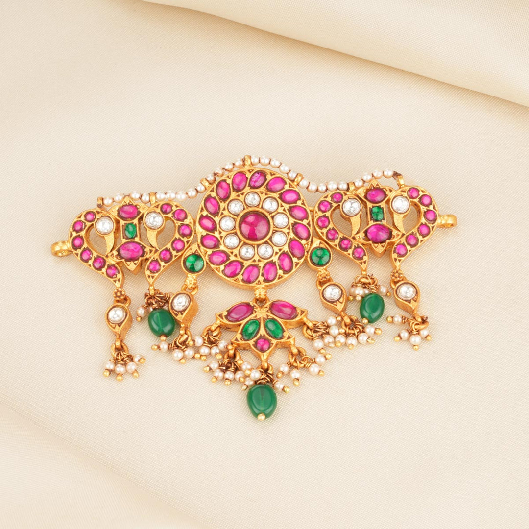 Shop Drishya Mini Choker Online Gold Plated Kudan Necklace