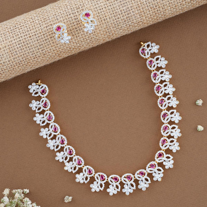Lavani Diamond Design Necklace Set
