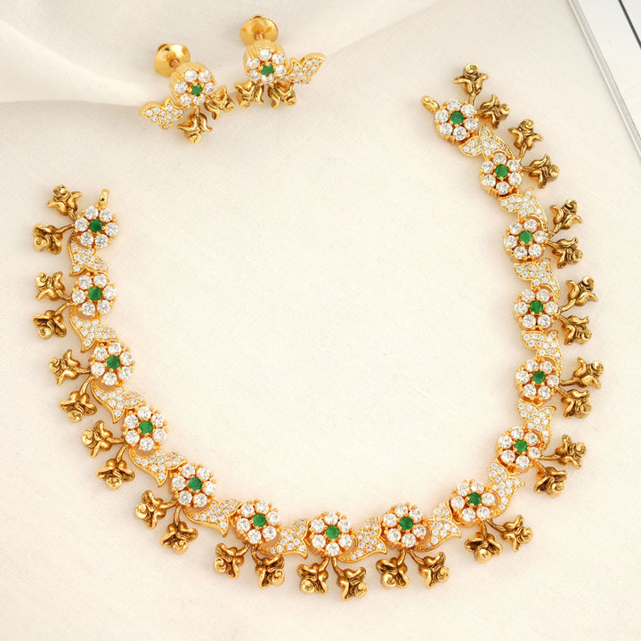 Renitha Stone Necklace Set