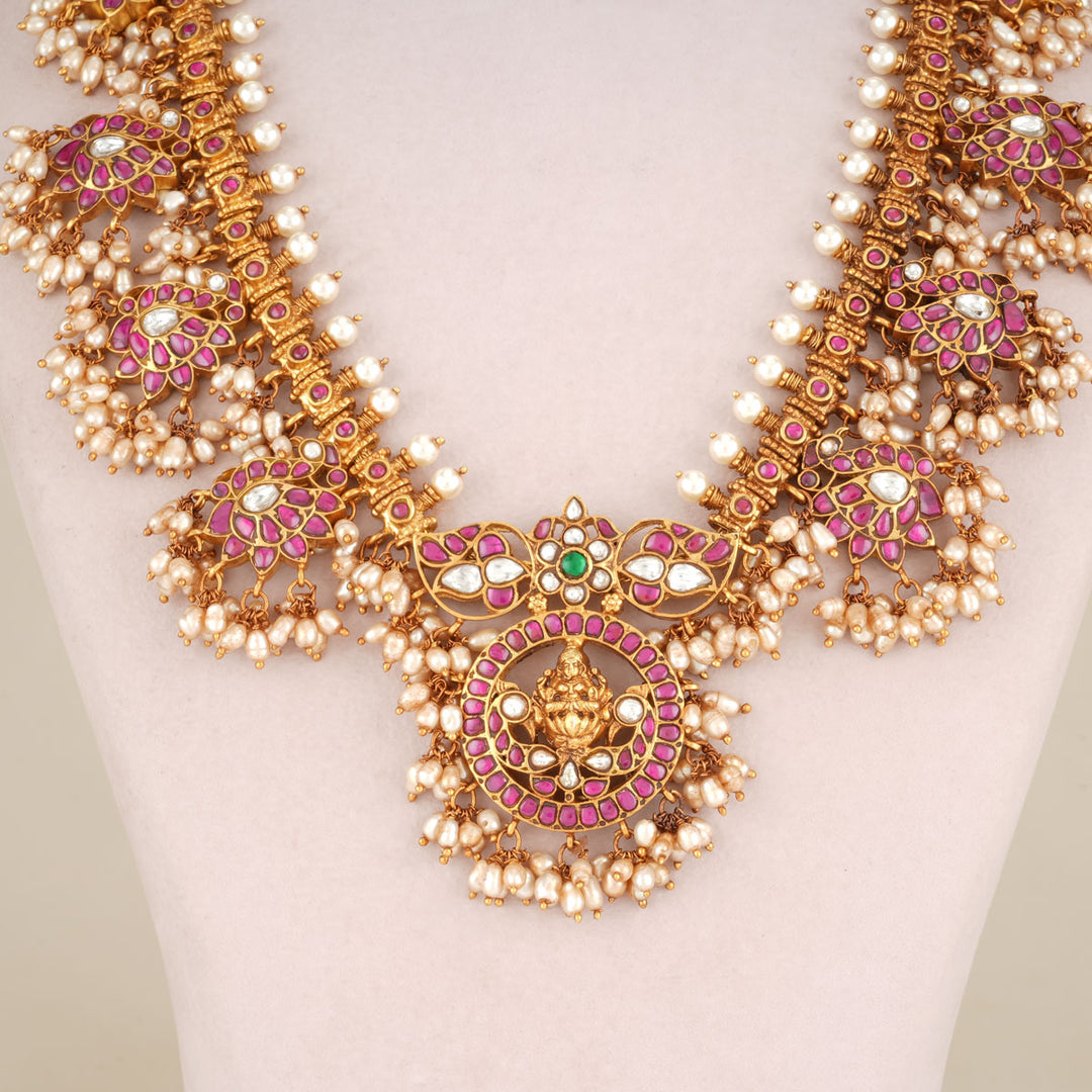 Drishya Kundan Long Necklace