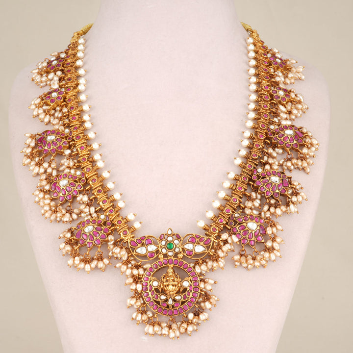Drishya Kundan Long Necklace