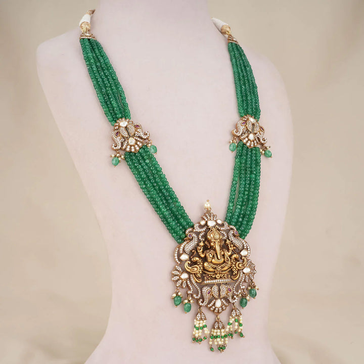 Vinayag Long Victroian Necklace Set