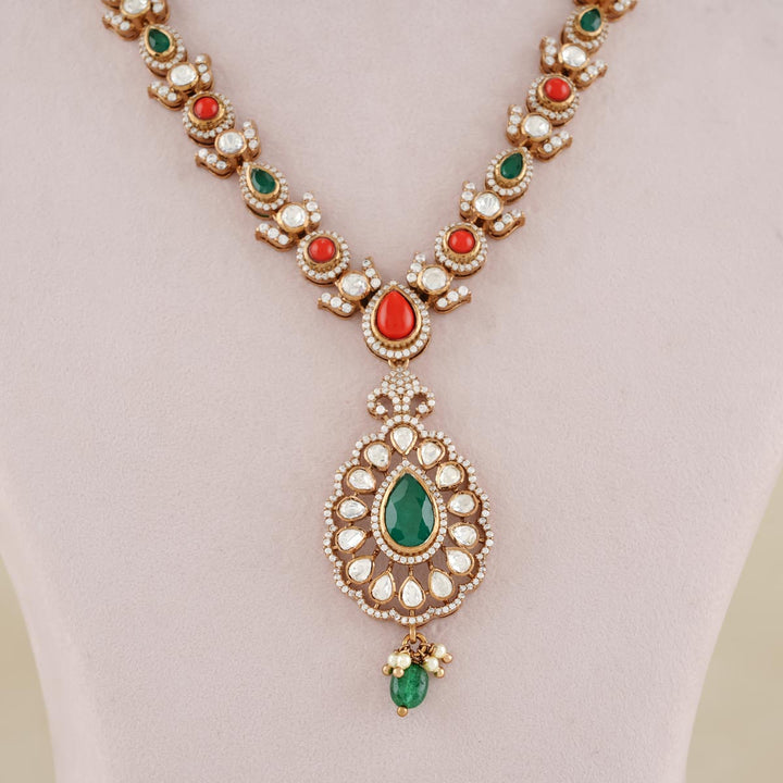 Ziya Lotus Victorian Necklace Set