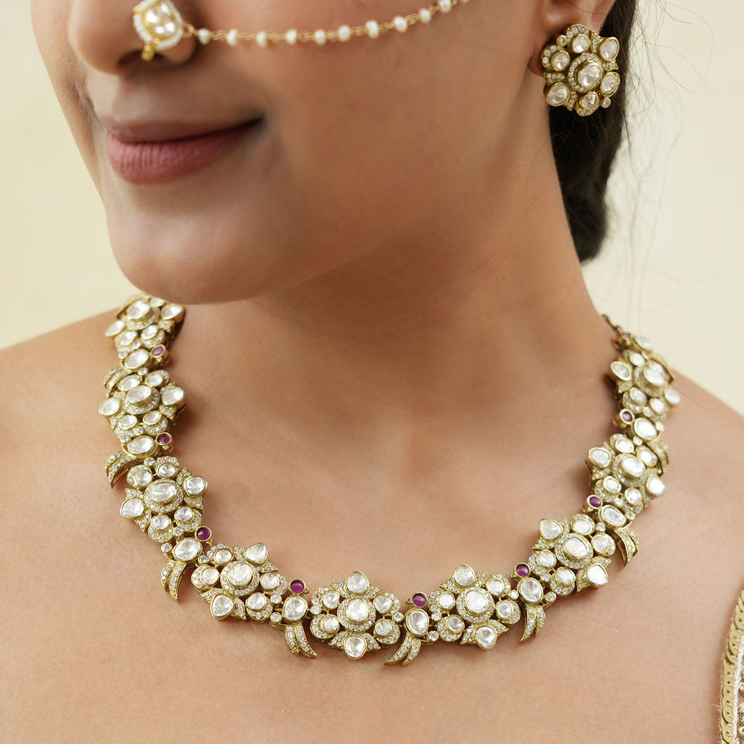 Jashan Stone Necklace Set