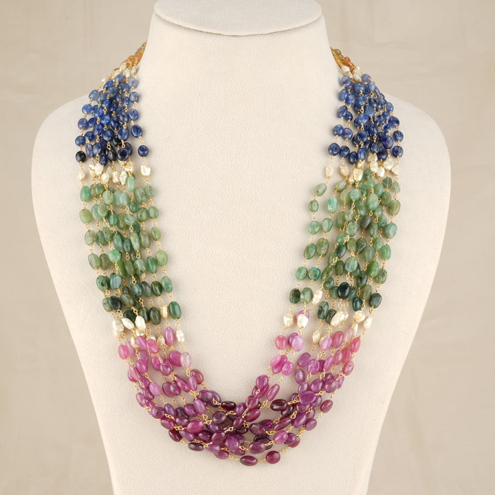 Alhana Beads Long Necklace
