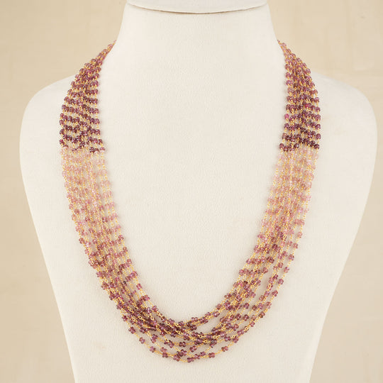 Gold Plated Silver Necklace Beads | Kundan Bead Silver Necklace – The ...